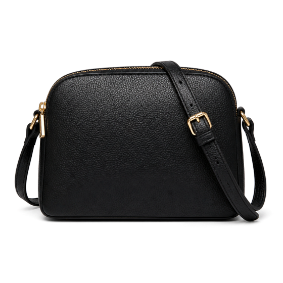 Women's Black Leather Crossbody | 2026