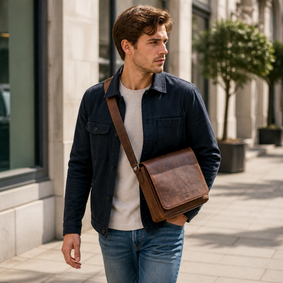 Men's Brown Casual Crossbody | 2026