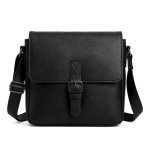Men's Black Messenger Crossbody | 2026