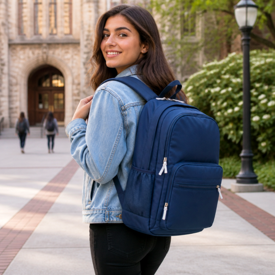Campus Blue Backpack | 2026