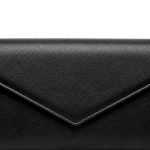 Women's Black Envelope Clutch | 2026