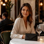 Women's Black Envelope Clutch | 2026