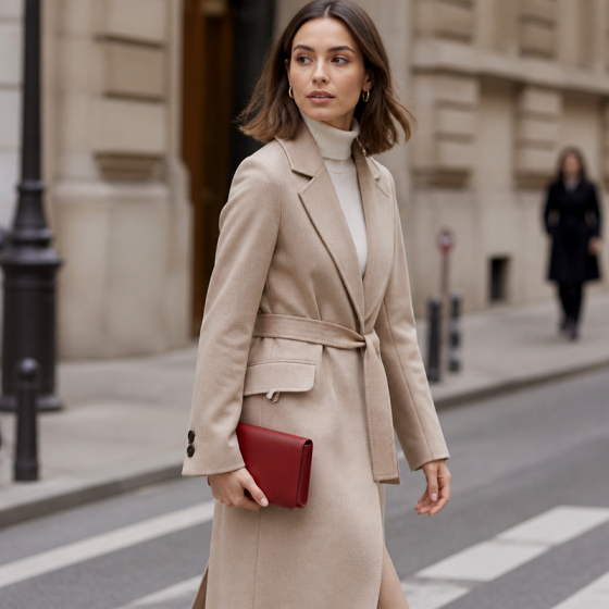 Women's Red Evening Clutch | 2026
