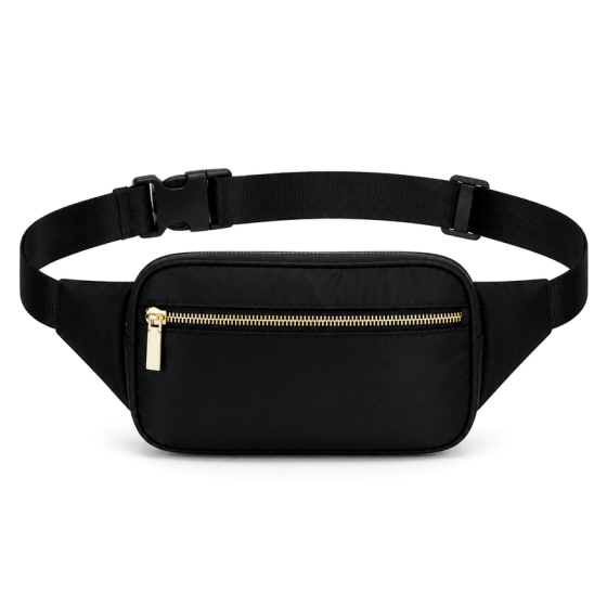 Classic Black Belt Bag | 2026