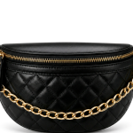 Women's Black Chain Belt Bag | 2026