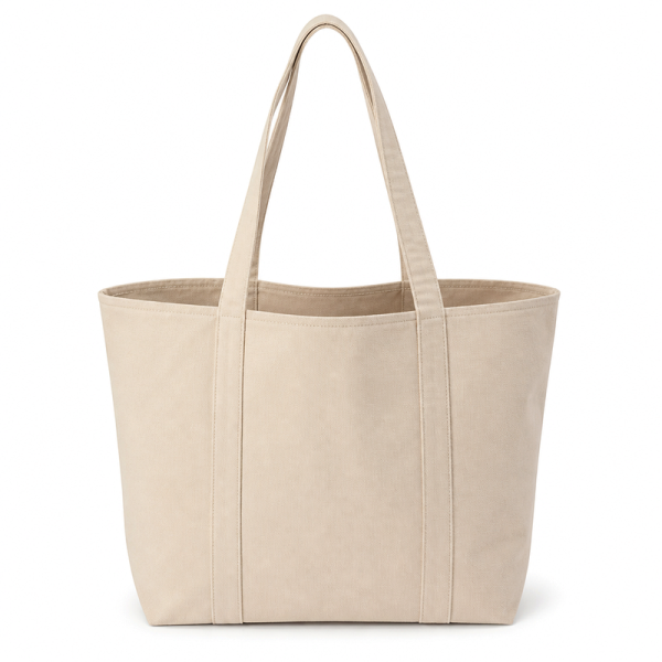 Women's Beige Canvas Tote | 2026