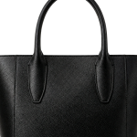 Women's Black Leather Tote | 2026