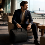 Men's Expandable Black Briefcase | 2026