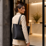 Women's Black Laptop Tote | 2026