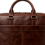 Men's Brown Leather Laptop Bag | 2026