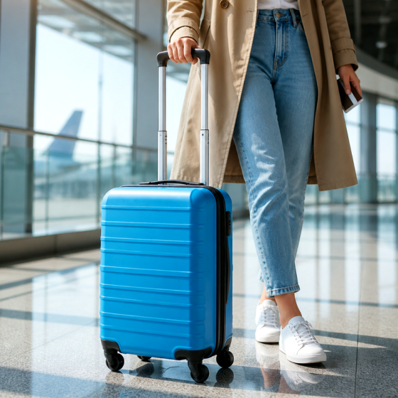 Hardshell Blue Carry-On | 2026