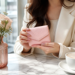 Women's Pink Compact Wallet | 2026