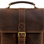 Vintage Brown Leather Camera Bag | 2026