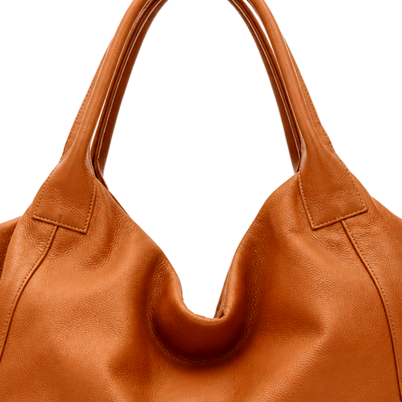 Women's Soft Cognac Handbag | 2026