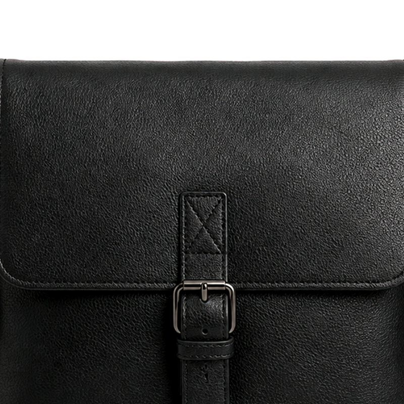 Men's Black Messenger Crossbody | 2026