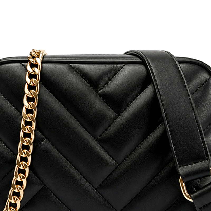 Women's Wide-Strap Quilted Crossbody | 2026
