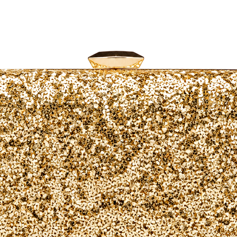 Women's Gold Sequin Clutch | 2026