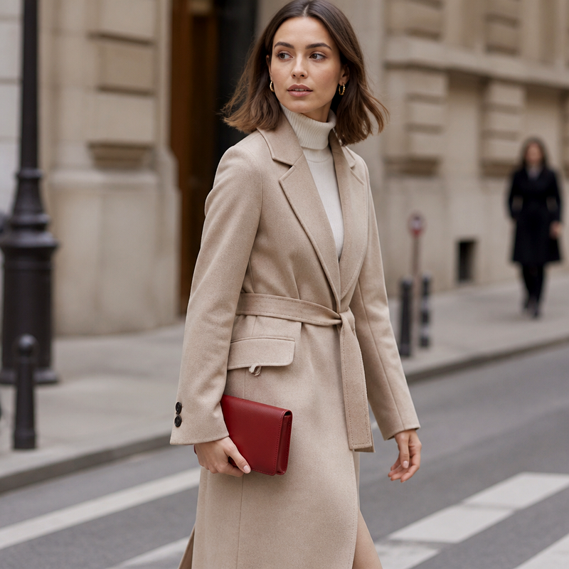 Women's Red Evening Clutch | 2026
