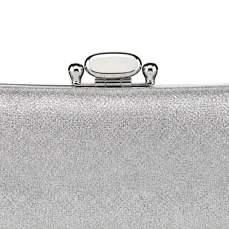 Women's Silver Clasp Clutch | 2026