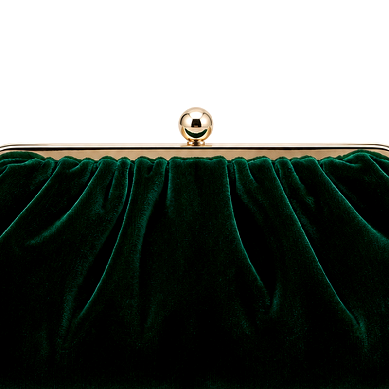 Women's Forest Velvet Clutch | 2026