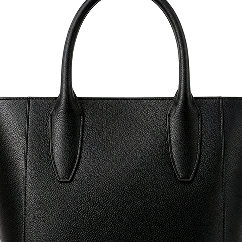 Women's Black Leather Tote | 2026