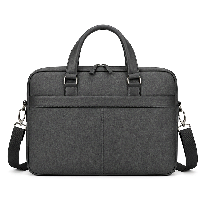 Men's Gray Business Briefcase | 2026