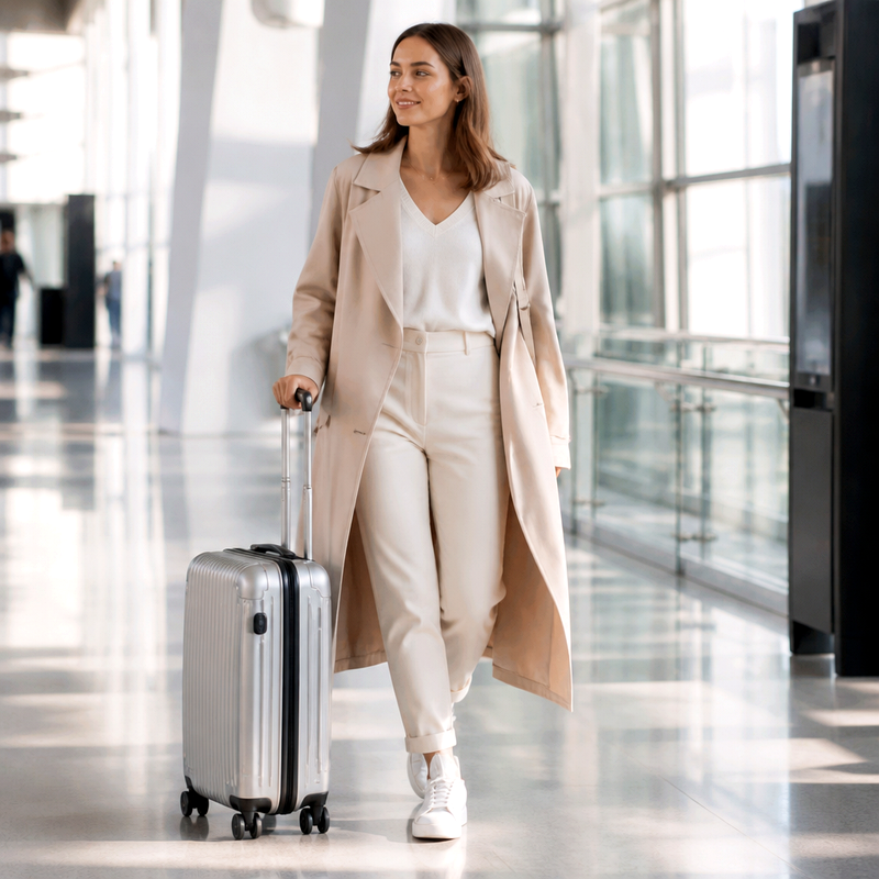 Lightweight Silver Carry-On | 2026