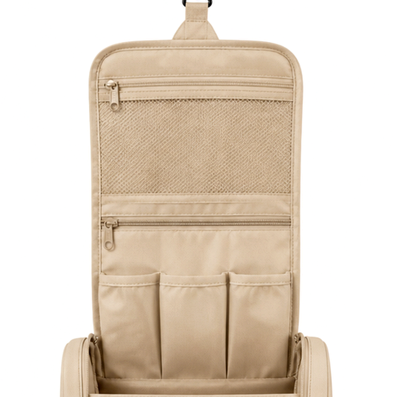 Beige Toiletry Bag | 2026
