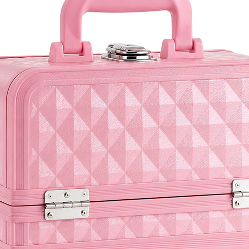 Pink Travel Makeup Case | 2026
