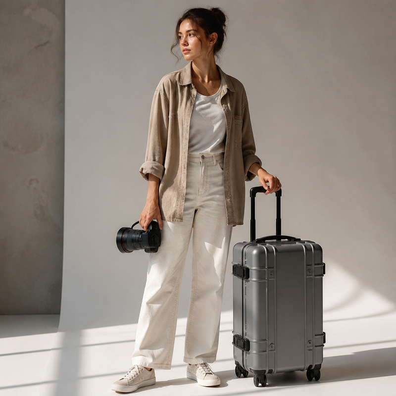 Pro Gray Photo Roller Case | 2026